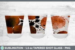 Watercolor Splatter Shot Glass Sublimation | Shot Glass 1.5o Product Image 3