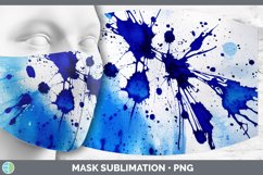 Watercolor Splatter Mask | Sublimation Bundle Face Mask Desi Product Image 5