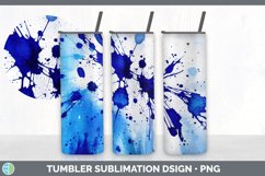 Watercolor Splatter Tumbler Sublimation Bundle Product Image 4