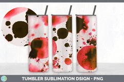 Watercolor Splatter Tumbler Sublimation Bundle Product Image 5