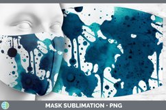 Watercolor Splatter Mask | Sublimation Bundle Face Mask Desi Product Image 7