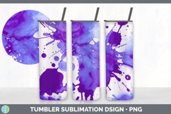 Watercolor Splatter Tumbler Sublimation Bundle Product Image 7