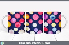Watercolor Polka Dots Mug Sublimation Product Image 6