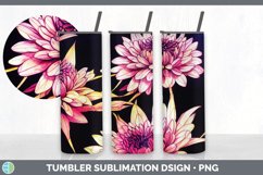 Chrysanthemums Tumbler Sublimation Bundle Product Image 2