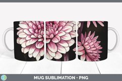 Chrysanthemums Mug Sublimation Product Image 4