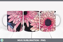 Chrysanthemums Mug Sublimation Product Image 5