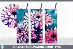 Chrysanthemums Tumbler Sublimation Bundle Product Image 6