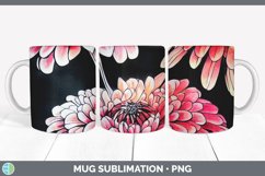 Chrysanthemums Mug Sublimation Product Image 7