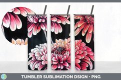 Chrysanthemums Tumbler Sublimation Bundle Product Image 7