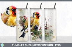 Goldfinch Bird Tumbler Sublimation Bundle Product Image 6