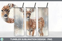 Winter Deer Tumbler Sublimation Bundle Product Image 3