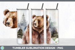 Winter Bear Tumbler Sublimation Bundle Product Image 2