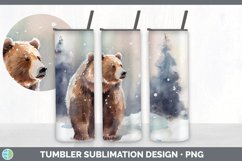 Winter Bear Tumbler Sublimation Bundle Product Image 5