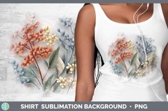 3D Flowers Acacia Shirt Sublimation Sublimation Background D Product Image 1