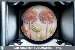 Gorgeous3D Flowers Car Coaster design.