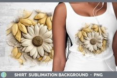 3D Flowers Black-eyed Susan Shirt Sublimation Sublimation Ba Product Image 1