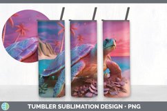 3D Sea Turtle Tumbler |3D Tumbler Wrap Product Image 2