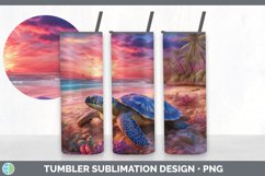 3D Sea Turtle Tumbler |3D Tumbler Wrap Product Image 5