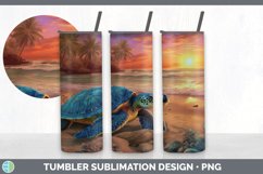 3D Sea Turtle Tumbler |3D Tumbler Wrap Product Image 7