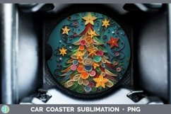 3D Christmas Tree Car Coaster | Bundle Coaster Designs Product Image 3