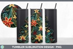 3D Christmas Tree Tumbler | Bundle 20 oz Skinny Tumbler Desi Product Image 3