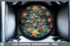 3D Christmas Tree Car Coaster | Bundle Coaster Designs Product Image 7