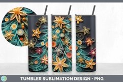 3D Christmas Tree Tumbler | Bundle 20 oz Skinny Tumbler Desi Product Image 6