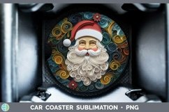 3D Santa Car Coaster | Bundle Coaster Designs Product Image 4