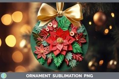 3D Poinsettia Ornament | Bundle Bauble Designs Product Image 4