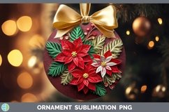 3D Poinsettia Ornament | Bundle Bauble Designs Product Image 5