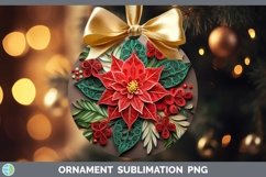 3D Poinsettia Ornament | Bundle Bauble Designs Product Image 6