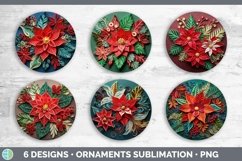 3D Poinsettia Ornament | Bundle Bauble Designs Product Image 2