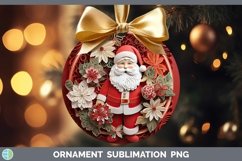 3D Santa Ornament | Bundle Bauble Designs Product Image 3