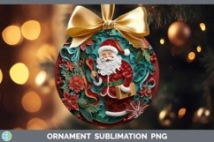 3D Santa Ornament | Bundle Bauble Designs Product Image 4