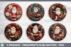 3D Santa Ornament | Bundle Bauble Designs Product Image 2