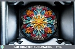 3D Christmas Snowflakes Car Coaster | Bundle Coaster Designs Product Image 3