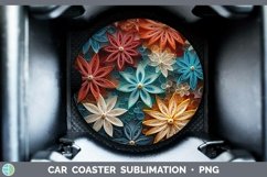 3D Christmas Snowflakes Car Coaster | Bundle Coaster Designs Product Image 4