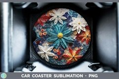 3D Christmas Snowflakes Car Coaster | Bundle Coaster Designs Product Image 5