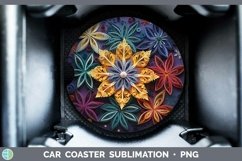 3D Christmas Snowflakes Car Coaster | Bundle Coaster Designs Product Image 6