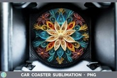 3D Christmas Snowflakes Car Coaster | Bundle Coaster Designs Product Image 8
