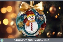 3D Snowman Ornament | Bundle Bauble Designs Product Image 3