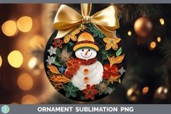 3D Snowman Ornament | Bundle Bauble Designs Product Image 5