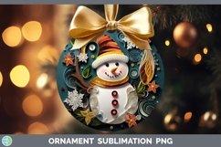 3D Snowman Ornament | Bundle Bauble Designs Product Image 6