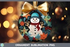 3D Snowman Ornament | Bundle Bauble Designs Product Image 8