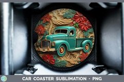 3D Vintage Truck Car Coaster | Bundle Coaster Designs Product Image 3