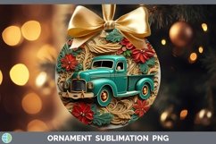 3D Vintage Truck Ornament | Bundle Bauble Designs Product Image 3