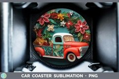 3D Vintage Truck Car Coaster | Bundle Coaster Designs Product Image 4