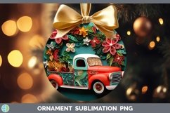 3D Vintage Truck Ornament | Bundle Bauble Designs Product Image 4