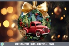 3D Vintage Truck Ornament | Bundle Bauble Designs Product Image 5