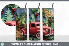 3D Vintage Truck Tumbler | Bundle 20 oz Skinny Tumbler Desig Product Image 4